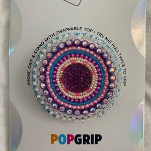 Native Made Hand Beaded Popsocket IPhone Android Phone Holder NDN Beads